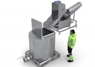 Dead fish handling station