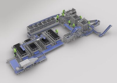 Combined HG/Shrimp trawler factory