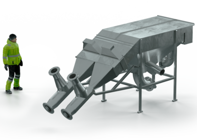 Water separator & fish counter