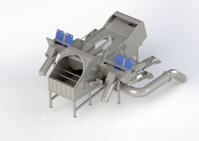 Water separator for purse- and danish seiner